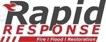 Rapid Response logo for fire, flood, and restoration services