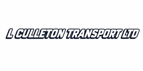 L Culleton Transport Ltd company logo text in italicized outline style
